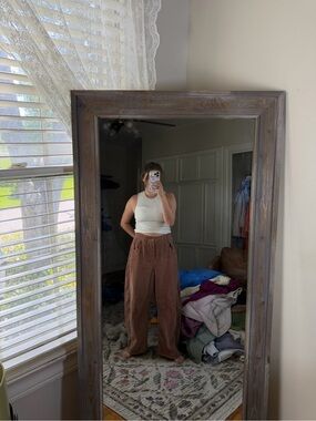 Free people Good Luck Mid-Rise Cord Barrel Jeans